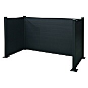Floraworld Mülltonnenverkleidung (100 x 100 cm, Aluminium, Anthrazit, Geeignet für Anzahl Mülltonnen: 3 Stk.) | BAUHAUS