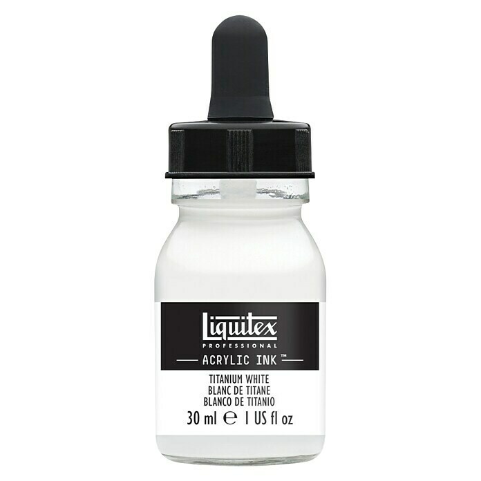 Liquitex Professional Acryltinte (Titanweiß, 30 ml, Flasche)