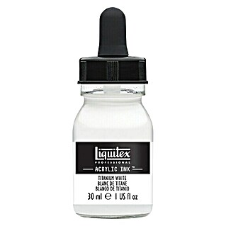 Liquitex Professional Zeichentinte (Titanweiß, 30 ml, Flasche mit Tropfpipette)
