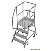 Krause Stabilo Podestleiter (Arbeitshöhe: 3 m, Anzahl Tritte: 4 Stk., Aluminium) | BAUHAUS