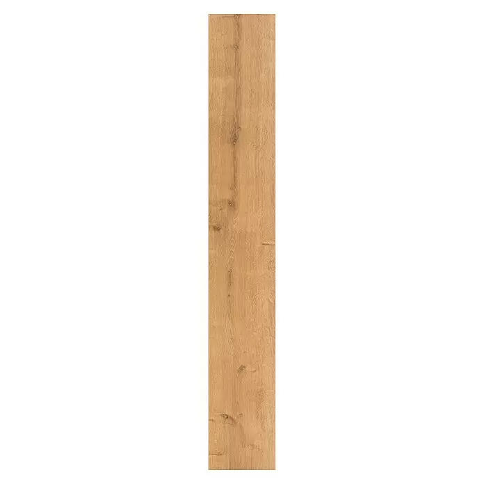 Classen Laminat 731-4 - Eiche Beige dunkel, Landhausdiele, 1.286 x 194 x 7 mm - Naturholzplatte mit sichtbarer Maserung und Ästen.