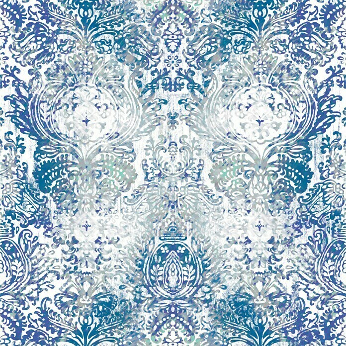 Cortina con ollaos Phoenix Cristel (140 x 260 cm, 100% poliéster, Azul)