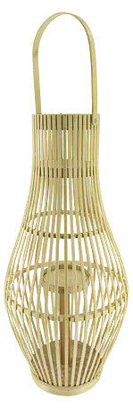 Laterne Bambus -  x H: 31 x 62,5 cm, Natur online kaufen bei BAUHAUS
