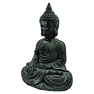 Buddha (26 x 17 x 38 cm, Schwarz)