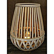 Windlicht Bamboo (Ø x H: 28,5 x 34 cm, Natur) | BAUHAUS