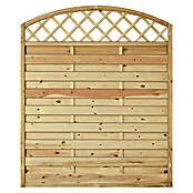 T & J Sichtschutzelement Maxi Bogen (150 x 180 cm, Holz, Braun) | BAUHAUS