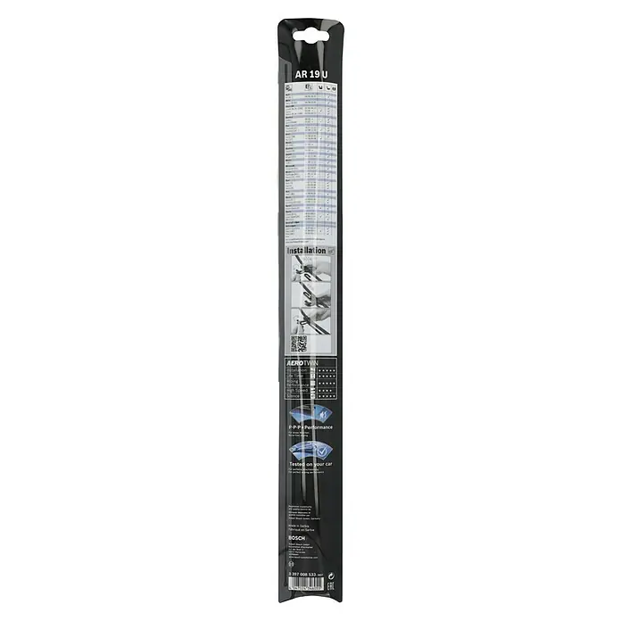 Bosch Scheibenwischer AEROTWIN - AR19U, Anzahl: 1 Stk. - Bosch Aerotwin AR 19 U Scheibenwischer im Verpackung. Hochleistungs-Flachbalkenwischer für klare Sicht und Sicherheit bei jedem Wetter.