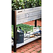 Upyard Huerto Modernbox alto (118 x 36 x 72 cm, Madera, Gris/Negro) | BAUHAUS