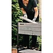 Upyard Huerto Modernbox alto (118 x 36 x 72 cm, Madera, Gris/Negro) | BAUHAUS
