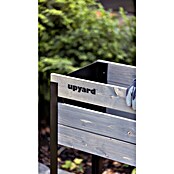 Upyard Huerto Modernbox alto (118 x 36 x 72 cm, Madera, Gris/Negro) | BAUHAUS