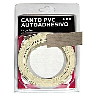 Canto de PVC autoadhesivo (Largo: 5 m, Griege Castello)