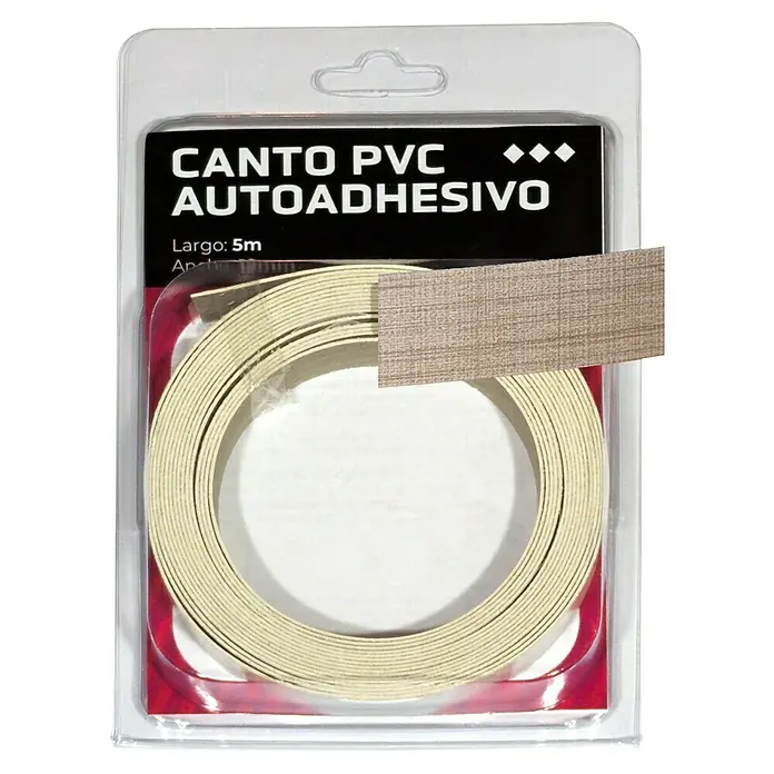 Canto de PVC autoadhesivo - Largo: 5 m, Agadir - Imagen de un canto de PVC autoadhesivo, ideal para cantos de muebles.