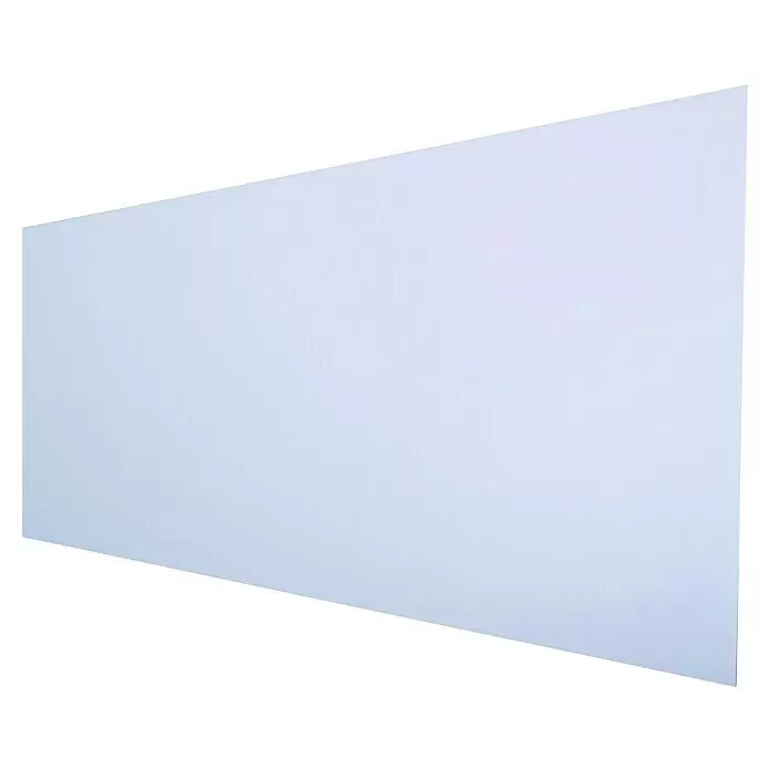 T & J Sichtschutzelement Farö - 1.792 x 329 mm, Weiß - Leeres, hellviolettes Rechteckblatt.
