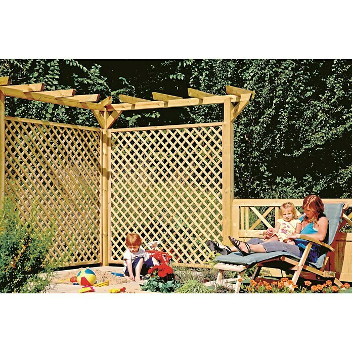 T & J Pergola Verlängerung (9 x 9 x 190 cm) | BAUHAUS