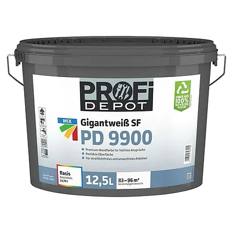 Profi Depot Mix Wandfarbe Gigantweiß SF PD 9900 zum Mischen lassen