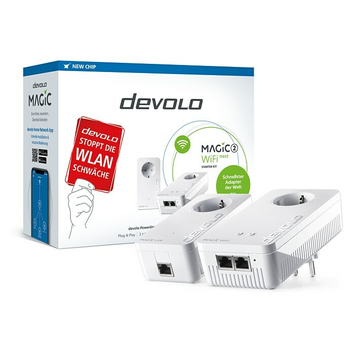 Devolo Starterkit Magic 2 WiFi next (2 Stk., Passend für: devolo Magic-Reihe) | BAUHAUS