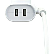 Schwaiger Steckdosenleiste (6-fach, Weiß, Kabellänge: 1,4 m, USB-A-Buchse (2 Stk.)) | BAUHAUS