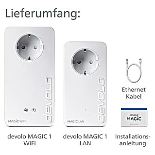 Devolo Starterkit Magic 1 WiFi (2 Stk., Passend für: devolo Magic-Reihe)