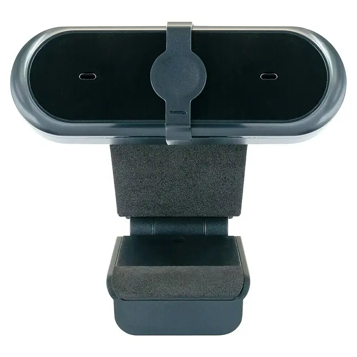 Schwaiger Kamera Webcam - 30 Bilder pro Sekunde, Schwarz - Webcam mit integriertem Clip zur einfachen Befestigung an Monitoren, Laptops und anderen Geräten für klare Videoanrufe.