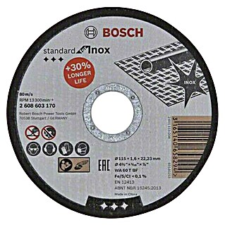 Bosch Rezalna plošča (Primerno za: Jeklo, Debelina plošče: 1,6 mm)