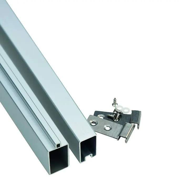 T & J Abschlussleiste SkärL x B x H: 40 x 1.790 x 20 mm, Aluminium, Silber - Aluminiumprofile und Montagezubehör. Perfekt für DIY-Projekte und Konstruktionen. Robuste und langlebige Bauweise für vielfältige Anwendungen.