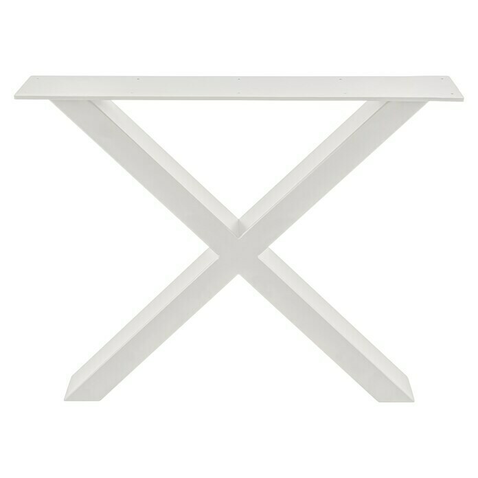 Pur Iternal Select Tischbein (900 x 180 x 712 mm, Weiß, X-Form) | BAUHAUS
