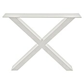 Pur Iternal Select Tischbein (900 x 180 x 712 mm, Weiß, X-Form) | BAUHAUS