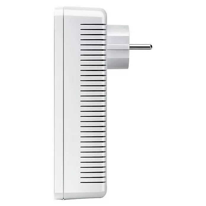 Devolo Erweiterungsadapter Magic 2 WiFi next - 1 Stk., Passend für: devolo Magic-Reihe - Weißer Powerline-Adapter mit Eurostecker und seitlichen Lüftungsschlitzen.