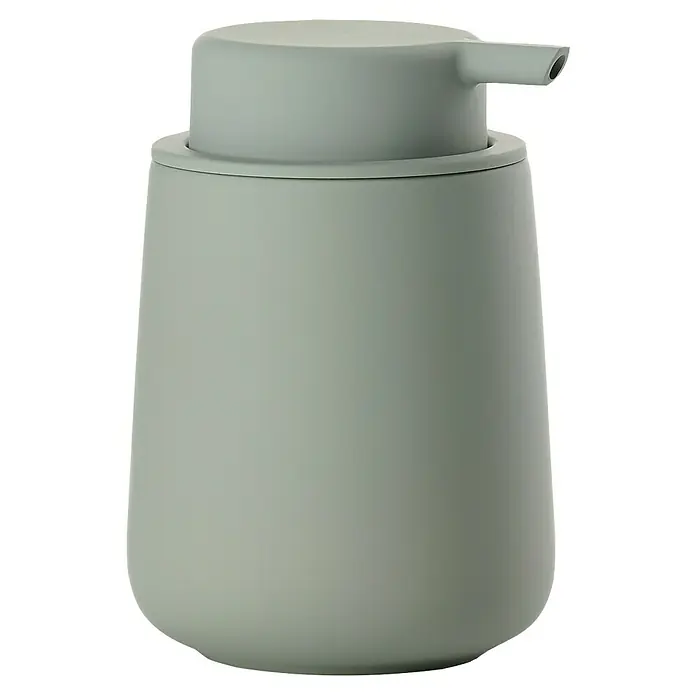 Zone Denmark Nova One Seifenspender - ABS-Kunststoff, Matcha Green - Seifenspender in einem beruhigenden Grauton, der sich perfekt für jedes Badezimmer eignet. Elegantes Design und praktische Funktionalität vereint.