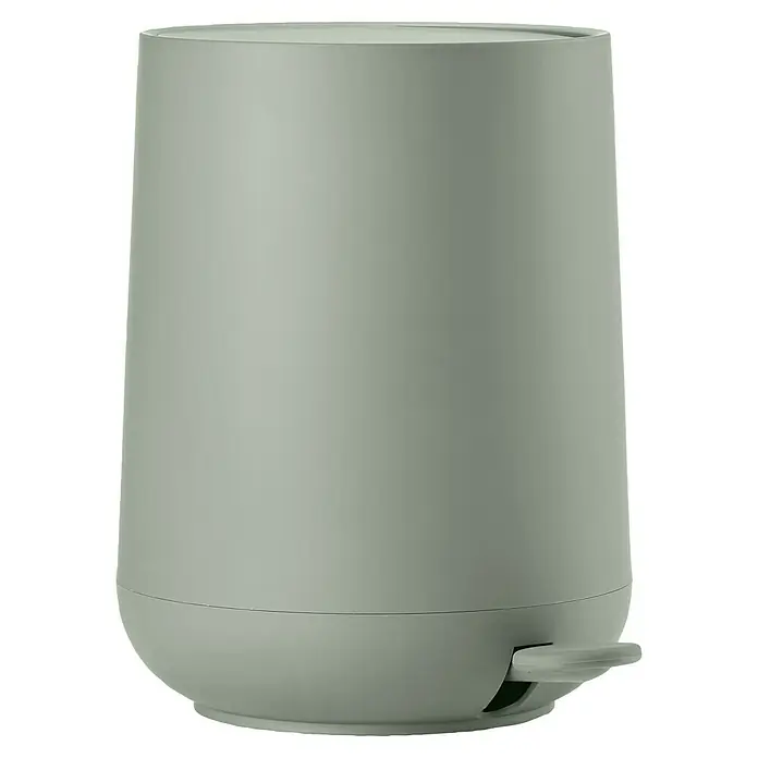 Zone Denmark Nova One Kosmetikeimer - 3 l, Kunststoff, Matcha Green - Dieser hellgrüne Treteimer ist ideal für Badezimmer oder Küche, praktisch und stilvoll mit seinem schlanken Design.