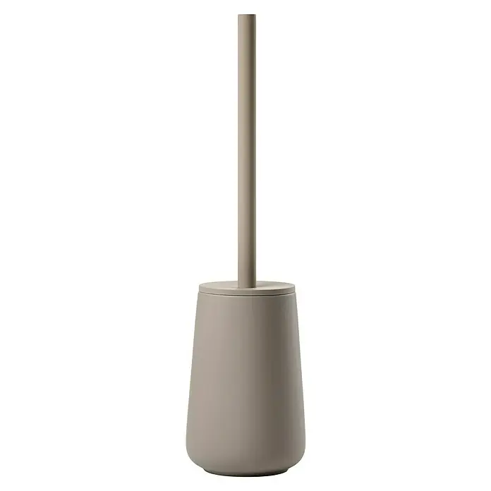 Zone Denmark Nova One WC-Bürstengarnitur - ABS-Kunststoff, Taupe - Elegante WC-Garnitur in Beige. Die schlanke Form und die neutrale Farbe passen perfekt in jedes moderne Badezimmer und sorgen für Ordnung.