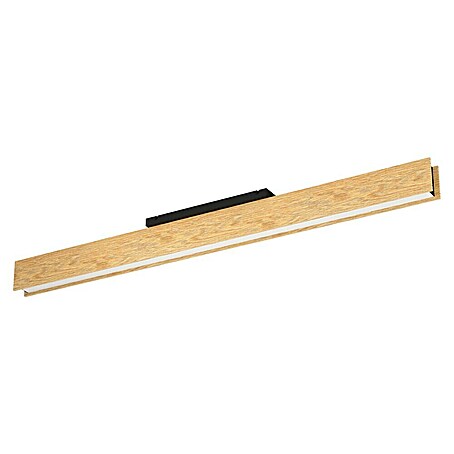 Eglo LED-Deckenleuchte Anchorena-Z (L x B x H: 123 x 8 x 11 cm, 35 W, Holz / Schwarz, RGBW)