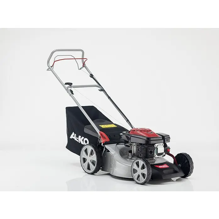 AL-KO Easy Benzin-Rasenmäher 4.60 SP-S - 2 kW, 140 cm³, Schnittbreite: 46 cm - Ein AL-KO Benzin-Rasenmäher mit Grasfangkorb, ideal für mittelgroße Gärten, bietet effizientes Mähen und Sammeln in einem Gerät.