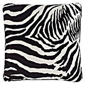 Cojín Animal print Zoe (Blanco/Negro, 43 x 43 cm, 95 % poliéster,  5 % algodón)