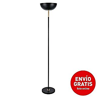 Lámpara de pie Lidia (25 W, Altura: 190 cm, Negro, E27)