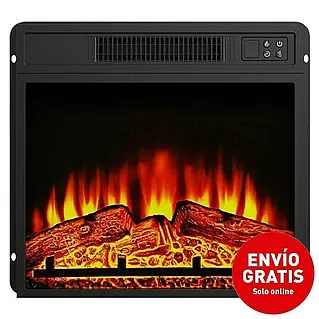 Fulmo Chimenea eléctrica Picasso (1.800 W - 2.000 W, L x An x Al: 12,8 x 43,5 x 45,7 cm)