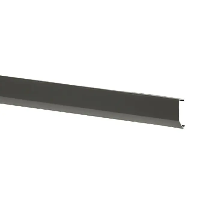 Elfa Classic by Elfa Abdeckung - Länge: 60 cm, Graphite, Passend für: Regalsystem Classic by Elfa - Abbildung einer grauen Sockelleiste.