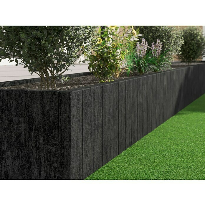 Diephaus Palisade Niles (90 x 20 x 8 cm, Basalt, Beton) | BAUHAUS