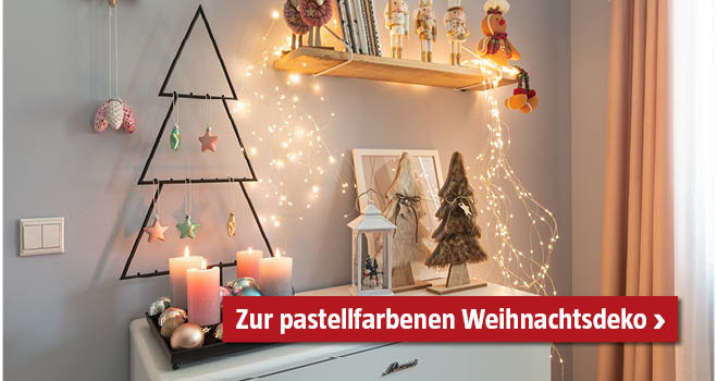 Pastellfarbenes Weihnachtsfest