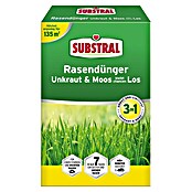 Substral Rasendünger UNKRAUT & MOOS bleibt chancenLOS (4 kg, Max. Anwendungsfläche: 135 m²) | BAUHAUS