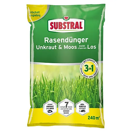 Substral  Rasendünger UNKRAUT & MOOS bleibt chancenLOS