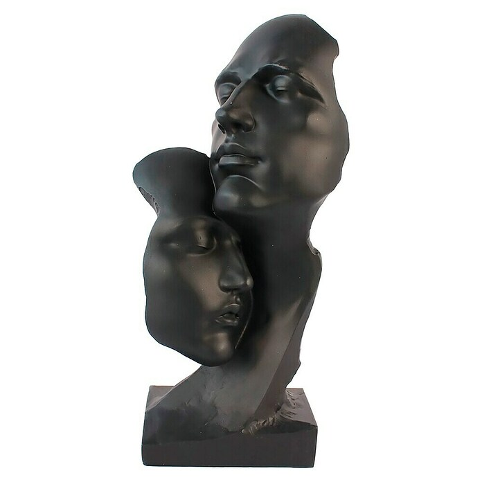 Dekofigur schwarze Gesichter (Höhe: 30 cm, Schwarz) | BAUHAUS