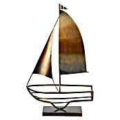 Dekoelement Weinhalter Schiff (Höhe: 45 cm, Bronze) | BAUHAUS