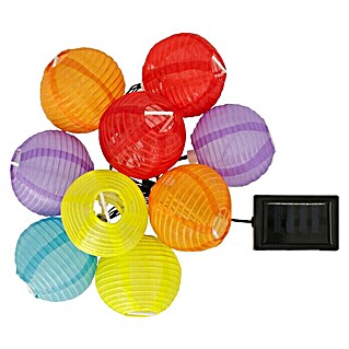 BAUHAUS Solar-feestverlichting Mini-lampions (Lengte: 3,8 m, Led, Brandtijd: 8 u, Bont)