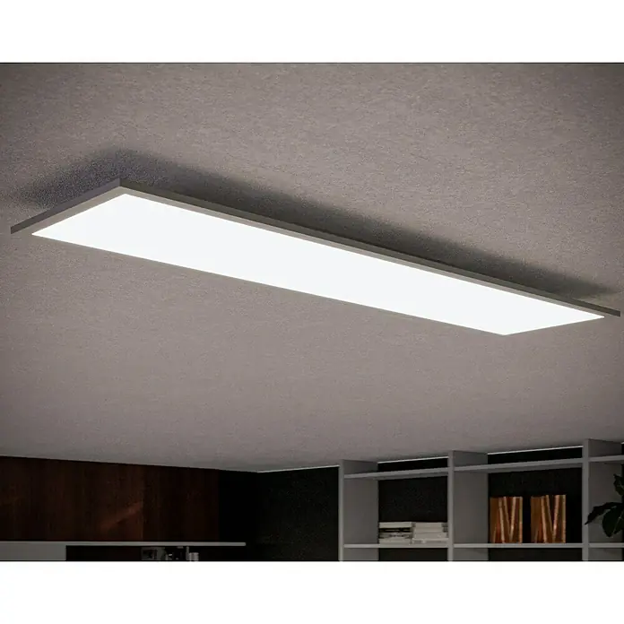 Ledvance LED-Panel Planon Plus - 36 W, 120 x 30 cm, Weiß, Kaltweiß - Deckenleuchte mit einem schlanken, rechteckigen Design, die helles, gleichmäßiges Licht spendet und eine moderne Ästhetik in den Raum bringt.