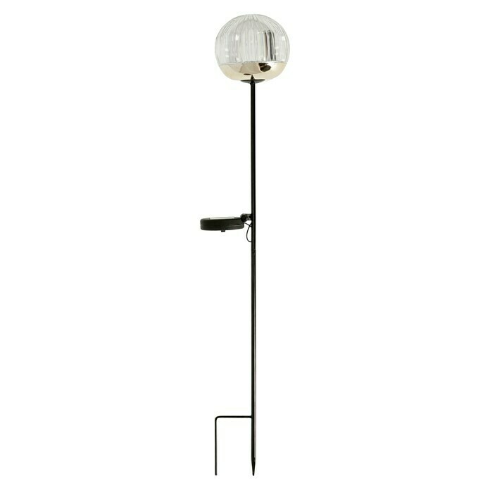 BAUHAUS Solar-Erdspieß Crystal (LED, Höhe: 75 cm, Warmweiß, IP44) | BAUHAUS