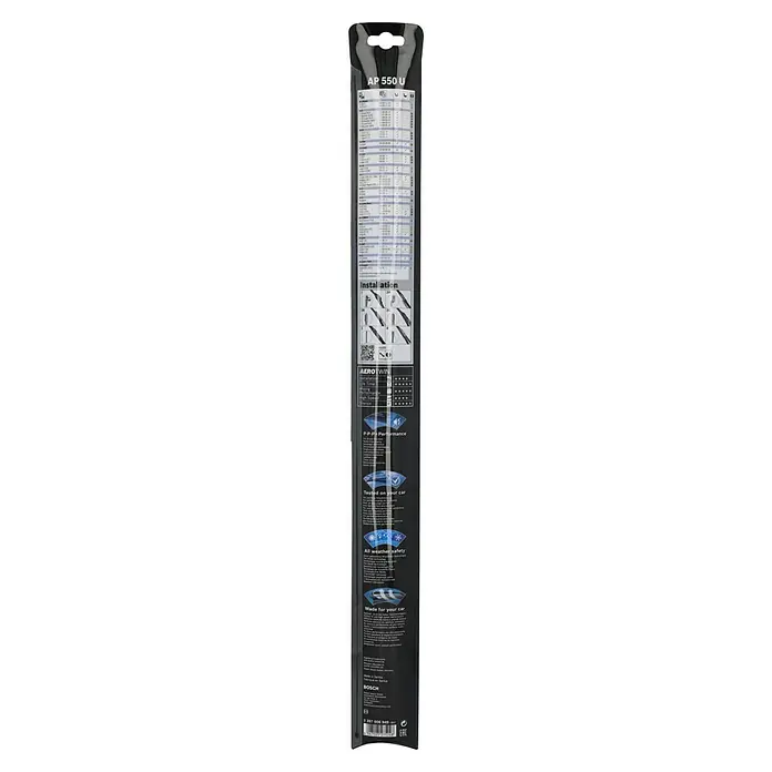 Bosch Aerotwin Scheibenwischer - AP550U, Anzahl: 1 Stk. - Abbildung eines Bosch Aerotwin AP 550 U Scheibenwischers. Ein hochwertiges Produkt für klare Sicht bei jedem Wetter.