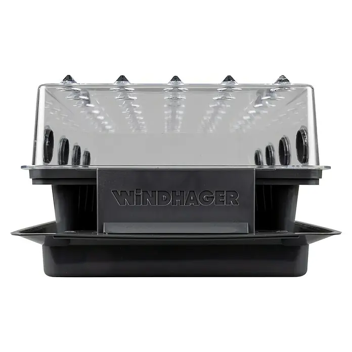 Windhager Zimmergewächshaus - L x B x H: 38 x 24 x 16 cm - Nahaufnahme eines Windhager Zimmergewächshauses mit Belüftungssystem für optimale Wachstumsbedingungen.