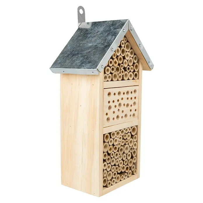 Windhager Insektenhotel TinyL x B x H: 26 x 15 x 9 cm, Spitzdach