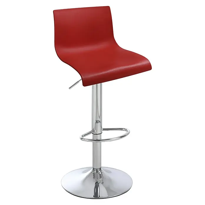 Fulmo Taburete alto Ter - Rojo - Este moderno taburete de bar rojo es un verdadero punto de atracción. Impresiona por su elegante diseño y su alta calidad.